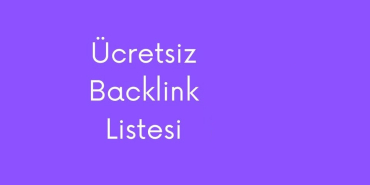 Ücretsiz Backlink