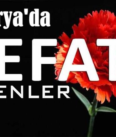 Sakarya’da bugün vefat edenler