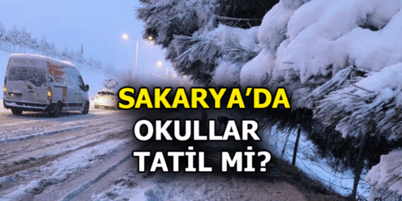 Sakarya’da yarın okullar tatil mi, 10 Mart kar tatili olacak mı? Sakarya Valiliği'nden son dakika açıklama