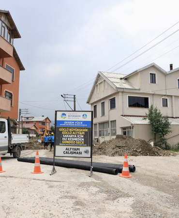 Akyazı’da 6 mahalleye 8 kilometrelik yeni hat