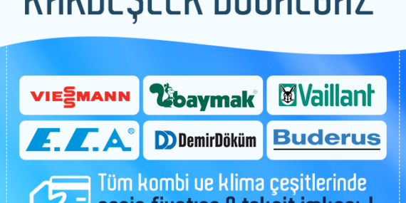 Kardeşler Doğalgaz, Akyazı/Sakarya Akyazı Doğalgaz Tesisatı 9 Ay Taksitle Ödeme İmkanı
