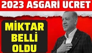 2023 Asgari Ücret - Asgari ücret 2023 ne kadar oldu? 2023 asgari ücret tutarı belli oldu.