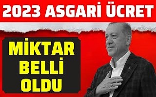 2023 Asgari Ücret - Asgari ücret 2023 ne kadar oldu? 2023 asgari ücret tutarı belli oldu.