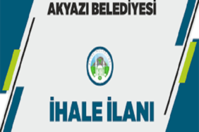 Akyazı Belediyesi 2 Taşınmaz İçin İhale İlanı