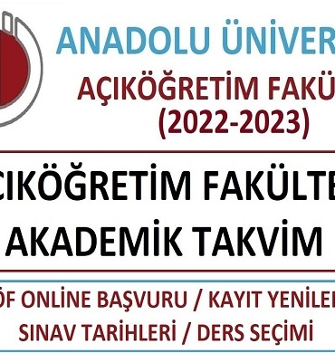 AÖF yaz okulu kayıt 2023-Başvuru ve sınav tarihi