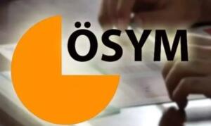 ösym sınav takvimi
