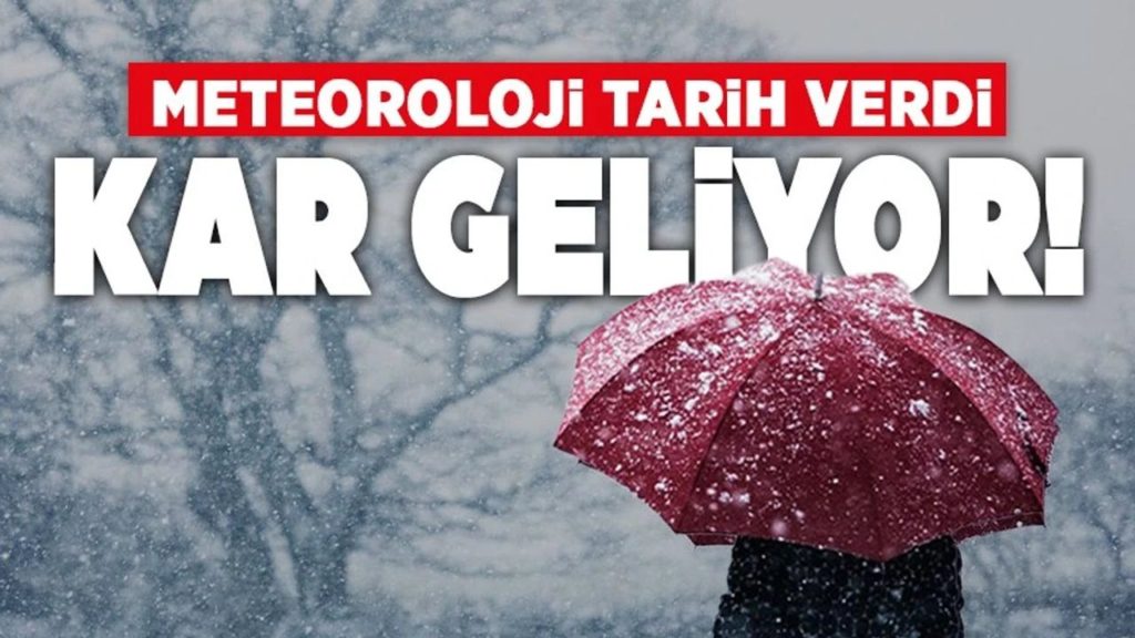 Meteoroloji uyardı:İstanbul, Kocaeli, Sakarya, Bursa, Düzce, Bolu Lapa Lapa Kar Yağacak