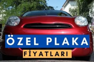 özel plaka