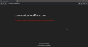 Cloudflare engellemesi