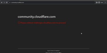 Cloudflare engellemesi